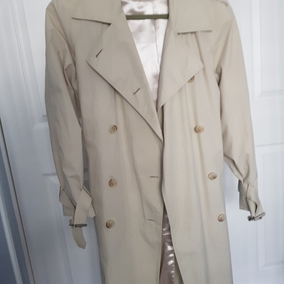 Anne Klein sz 8 Tan Trench Coat - Picture 2 of 4